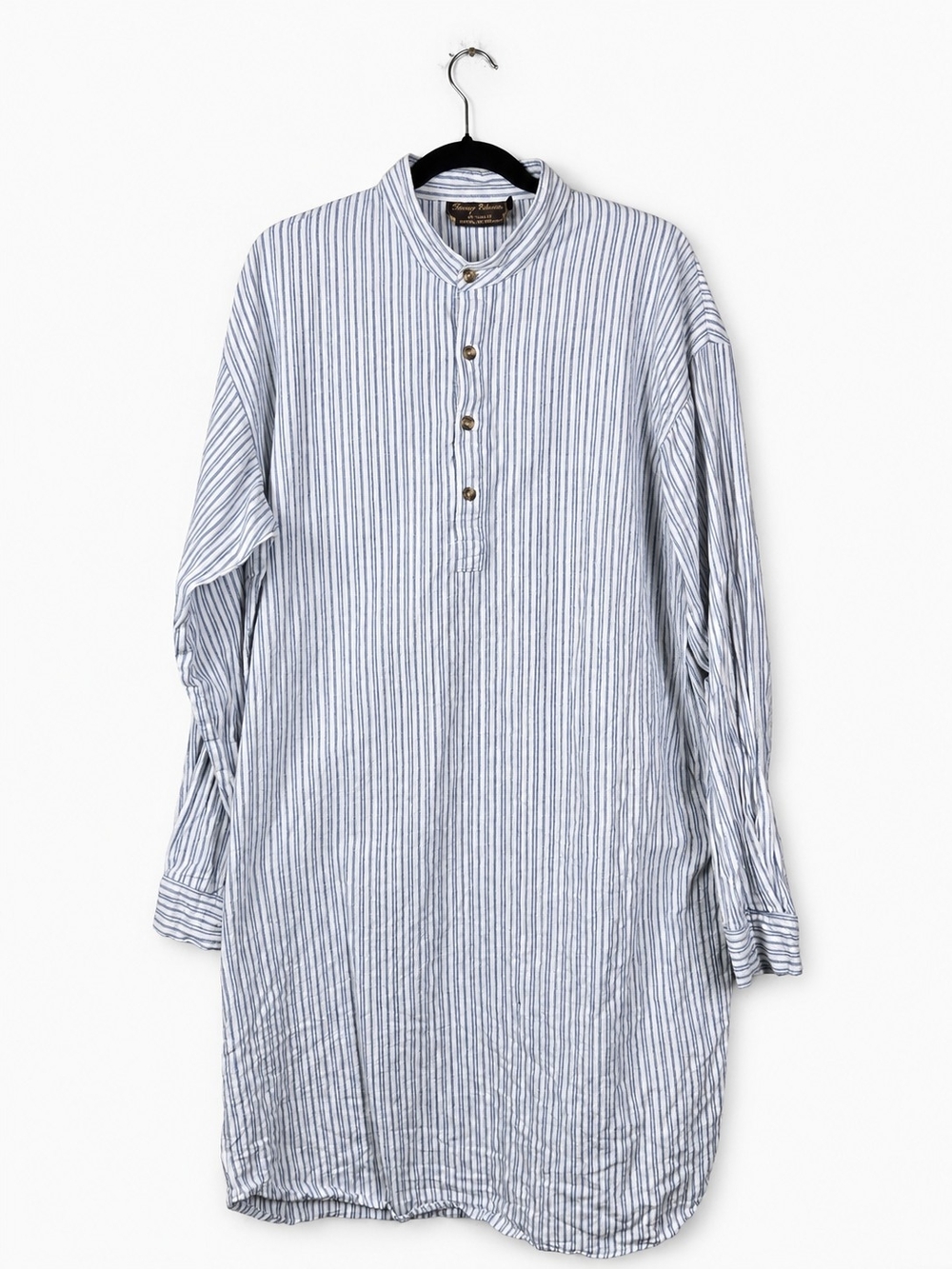 Lee Valley Ireland 100% Cotton Irish Grandfather Nightshirt XXL Cottagecore